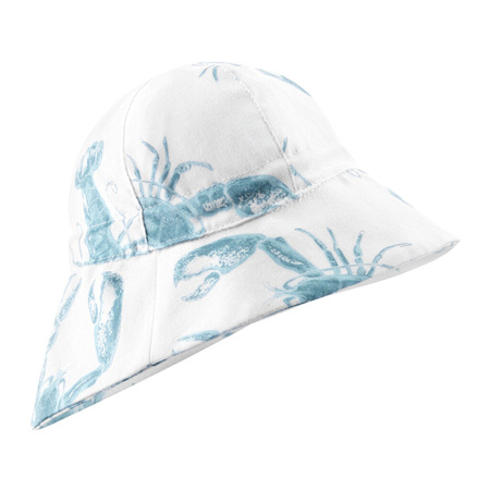 Kapelusz z przedłużonym tyłem bambusowy Lobster Blue
