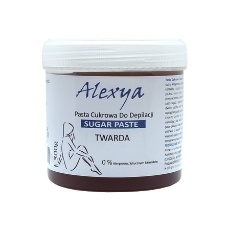 ALEXYA PASTA CUKROWA DO DEPILACJI TWARDA 300G