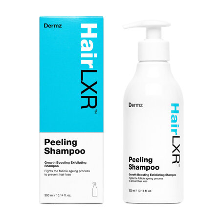 DERMZ HairLXR szampon peelingujący na porost włosów 300ml